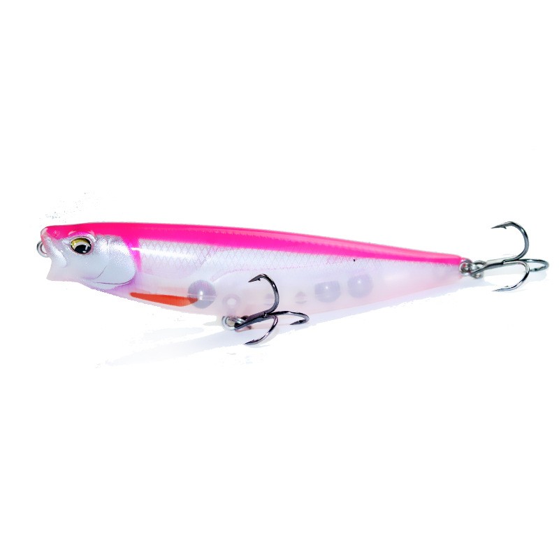Long throw word dog scrabble surface system floating road subbait 5g10g wave crawl bait hard bait warped mouth popper hard bait
